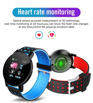  119S Smart Hodinky Ženy náramkové hodinky Elektronické Hodiny Šport Fitness Monitor Mužov Smartwatch Pre IPhone Samsung Huawei Xiao