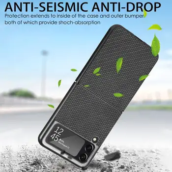  Pre Samsung Galaxy Z Flip 3 5G Prípade Úplný Ochranný Shockproof Zadný Kryt Ultra-Tenký Dizajn Ochranný plášť Telefón Príslušenstvo