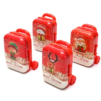  Módne Kovové Mini Kufor pre Bábiky Miniatúrne Hračky batožinového priestoru domček pre bábiky, Dekorácie Krásne Malé Spojka Šperky Box Bábika Kabelka