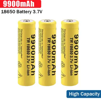  Nový, Originálny 9900mah Nabíjateľná Batéria 1-20Pcs 3,7 V Nabíjateľná Lítiová Batéria Pre Baterku Batérie