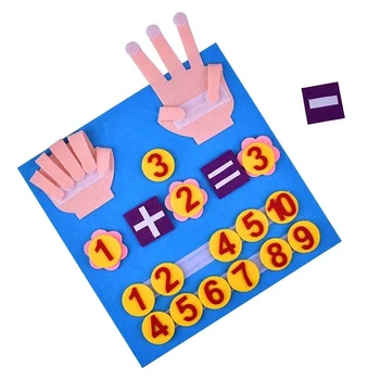  Dieťa Montessori Hračky Matematika Hračka Cítil Prst Čísla Deti Počítanie Skoré Vzdelávanie Pre Batoľatá Inteligencie Rozvíjať Klasické Hračky