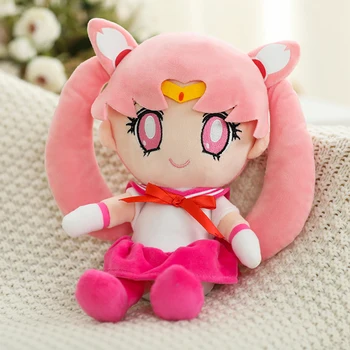  Kawaii Sailor Moon Oblečenie pre bábiky Tsukino Usagi Roztomilé Plyšové hračky Domov pohovkou, Spálňa Decor Darček pre priateľku