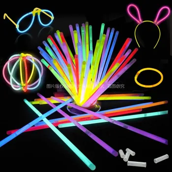  30pcs/veľa Žiara Palice, Hromadné Glowsticks Hot predaj multicolor voliteľné veľkoobchod svietiace tyče svetelný náramok Svietiť v Tme Hračka