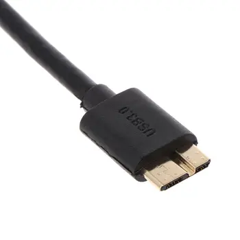  50 CM/100 CM pozlátené Samec na Male USB 3.0 Micro BM Typu C Nabíjanie Dátový Kábel Riadok Konektor Kábel