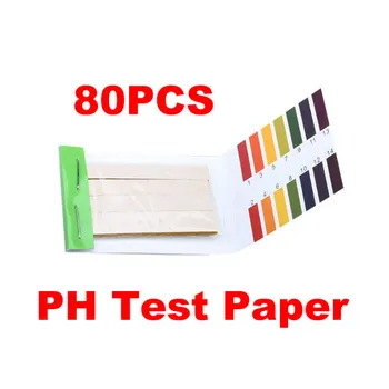  80 Pásy PH Metre Indikátor Papier Hodnota PH 1-14 Lakmusový Testovanie Auta Lakmusový Papier Tester Moču Zdravotnej Starostlivosti Papier