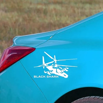  CS-10378# Vinyl Odtlačkový Black Shark KA-50 Auto Nálepky Nepremokavé Auto Dekoroch na Truck Nárazníka Zadného Okna