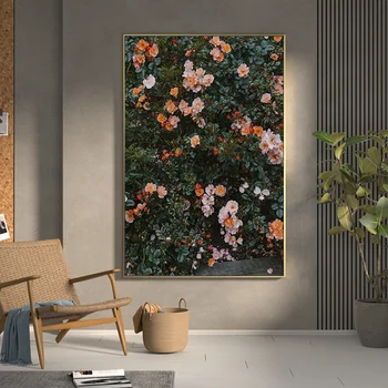  Príroda Kvet Plagát na Stenu Umelecké Plátno na Maľovanie Škandinávskych Rastlín Obraz Moderného Umenia Domova Tlač pre Obývacia Izba Dizajn