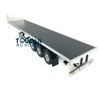  1/14 Hercules Šasi Flatbed Semi Trailer pre RC DIY Tamiya Traktor, nákladné auto Model TH01019-SMT2