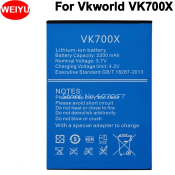  Pre Vkworld VK700X Batérie 2200mAh Batterie Bateria Akumulátor AKKU Vysokej Kvality