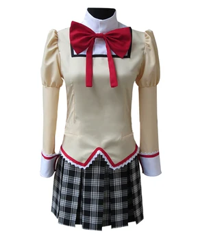  Anime Puella Magi Madoka Magica Akemi Homura Cosplay Kostým školskú uniformu Kostým Anime Cosplay ružová parochňu na sklade