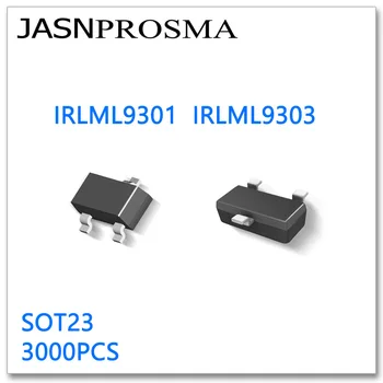  JASNPROSMA IRLML9301 IRLML9303 SOT23 3000PCS P-Kanál 20V 30V Vysokej kvality Vyrobený v Číne IRLML 9301 9303