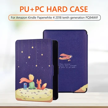 Pre Amazon Kindle Paperwhite Prípade PU Kožené Ochranné puzdro Smart Cover obal na Kindle Paperwhite 4 2018 Gen 10 PQ94WIF E-book