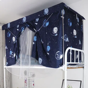  Posteľ Opony pre Študentov Deti Ubytovni moskytiérou s Strechy Integrované Hornej Obchod Nižšie Tieni Handričkou spálne posteľ baldachýn