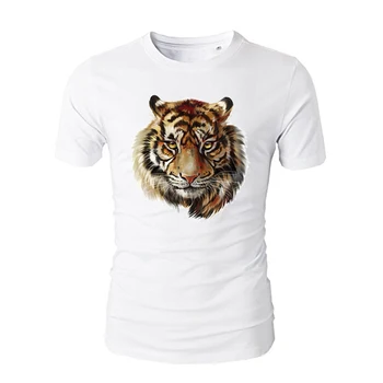  3D Tiger Žehlička Na Škvrny Ľahko Tlačiť domácimi Žehličky 2018 Nové T-Shirt Diy Dekorácie na Úrovni Umývateľný Parches Ropa Záplaty