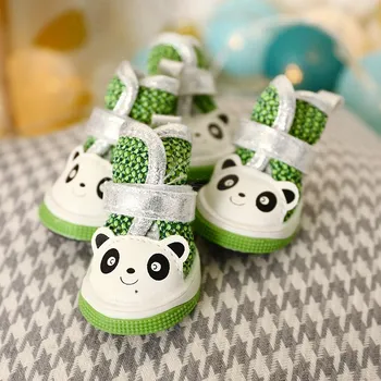  Roztomilá Panda Pet Topánky Pre Šteňatá Málo Malé Psy Lete Priedušná Nové Mačka, Topánky, Obuv, Doplnky Pre Yorkshire Produkty