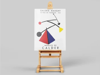  Alexander Calder art Výstava, Plagát, mobilné Telefóny de Calder Art Print,Gallerie maeght, Abstraktné ar, Výstava wall art