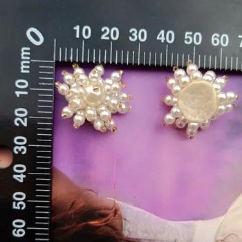  3D Ručné korálkové farba flitrami pearl flower patch nášivka pre KUTILOV, klobúk, Kabát, Nohavice Taška Brošňa Broche