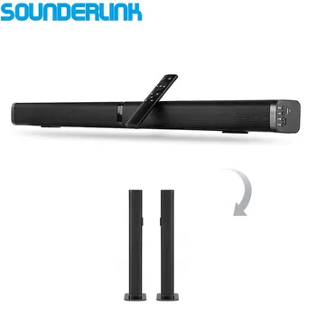  Sounderlink Odnímateľný Bezdrôtový Bluetooth, TV Soundbar Speaker Home Theater Sound Bar Podporu Optický SPDIF ARC HDMI vstup AUX V