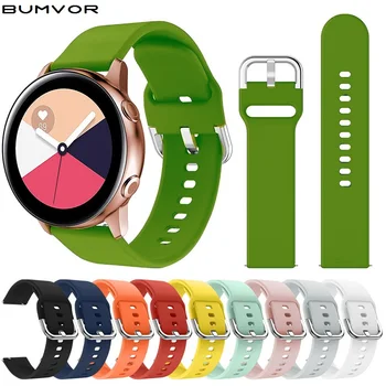  20/42mm 22/46 mm Silikónové Watchband pre Samsung Galaxy Sledovať Aktívne Výstroj S3 S2 huawei gt Smart hodiniek výmena Popruh SUN200