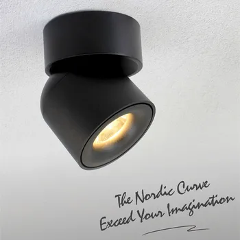  ONDENN LED Stropné Svietidlá 10W 15W COB LED Spot Light Svietidlá Nastaviteľné Povrchovú montáž Pozadí Foyer Spálňa Obchody Svetlo