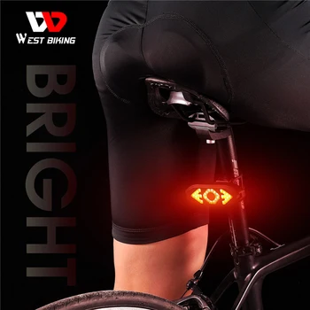  Bicykel smerovku Diaľkové Ovládanie Bicykel zadné Svetlo MTB LED Zadné Svetlo s USB Nabíjateľné Cyklistické zadné svetlo s Horn