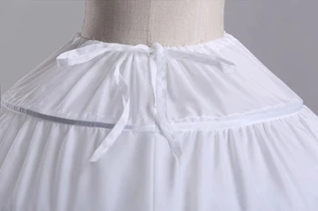  Ženy, plesové Šaty, Spodničky S Vrúble 6 Obruč Na Quinceanera Šaty Bielej na Čiernu Plnej dĺžke 1950 Krinolína Underskirt