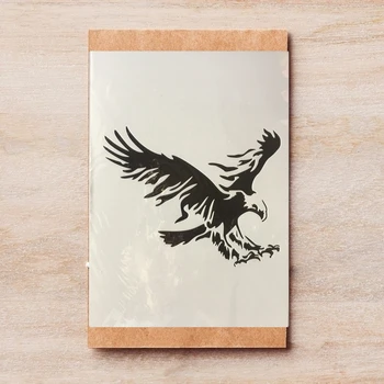  A4 29*21 cm Eagle Korisť DIY Vrstvenie Blany Nástenné Maľby Zápisník Sfarbenie Razba Album Dekoratívne Šablóny