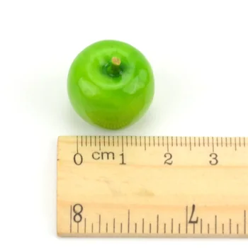  80Pcs Mini Umelé Zelené Jablko Super Malé Jablká Pena Plastové Falošné Umelé Ovocie Model Strany Kuchyňa Svadobné Dekorácie