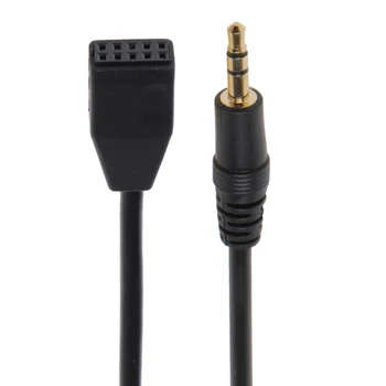  3,5 mm Auto AUX Vstup Kábel Audio Male Jack Music Adaptér Pre Iphone BMW E46