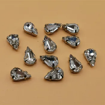  Kamene Ušiť Voľné Kamienkami Crystal Sew-Na Lesk Farebné Sklenené Kamene DR Flatback Crystal Plavidlá Pre Dekorácie Oblečenie