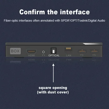  Optický Zvukový Kábel OD8.0 SPDIF Digitálny Optický Toslink na toslink Audio Kábel z EMK