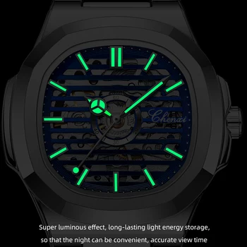 CHENXI Nové Automatické Mechanické Hodinky Mužov Hodiny Top Luxusné Značky Kostra Hodinky Tourbillon Nepremokavé Svetelný náramkové hodinky