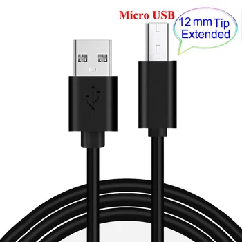  Micro USB Nabíjací Kábel 12 mm Dlhé Pre Oukitel K10000/K3, K6 C12 Pro Blackview A7/A20/A30/BV6000 Bv5500 Bv1000 Nabíjačku Cabel