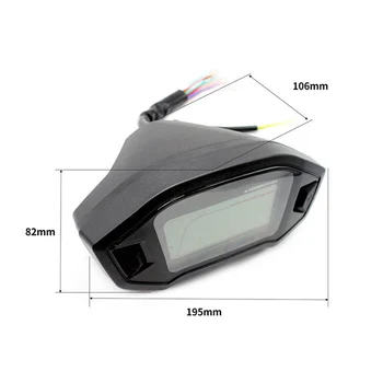  Pre Honda Grom 125 MSX MSX125 Grom125 Motocykel Rýchlomer LCD Digitálny Dash Panel Ukazovateľ Otáčkomera počítadlo kilometrov Meter Časť