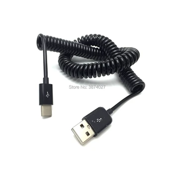  Jar Strečing USB-C 3.1 Typ C Samec na USB 2.0 Muž Dátový Kábel pre HUAWEI P9 10 Onepuls 2 3 Nexus 6P 5X S8+ 100 cm/300 cm