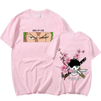  Japonské Anime Jeden Kus Jeden Kus T-shirt pánske Harajuku Manga Grafické T-shirt T-tričko Unisex Letné Top T-shirt Nadrozmerné Muž