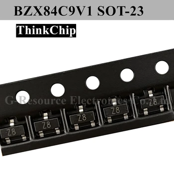  (100ks) BZX84C9V1 SOT-23 SMD Napätie Stabilizované Dióda 9.1 V (Označenie Z8)