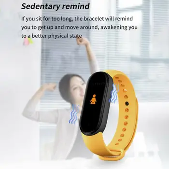 M5 Smarth hodinky Šport Fitness Tracker Krokomer Srdcovej frekvencie, Krvného Tlaku Monitor M5 Kapela Inteligentný Náramok Muži Ženy