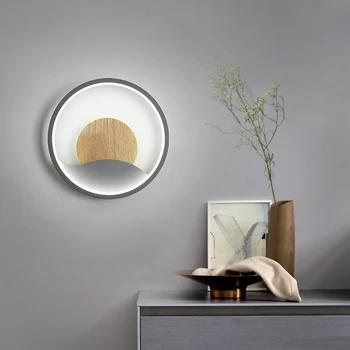  Horúce Moderné 12W Akryl LED Nástenné Svietidlo Pre Domáce Spálňa Posteli Sconce Svetlo Obývacia Izba Nordic Výzdobu