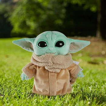  Skutočné 2021 najnovšie 20 cm baby Yoda bábiku baby yoda plyšové hračky Star Wars okolité Yoda baby doll plyšové obrázok