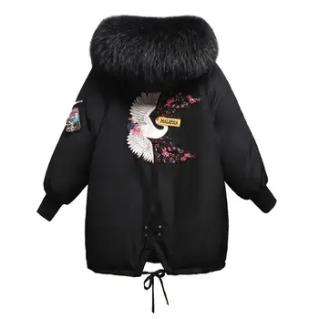  2021 nové zimné bavlna kabát bunda m Bavlna-čalúnená oblečenie žien xqj007