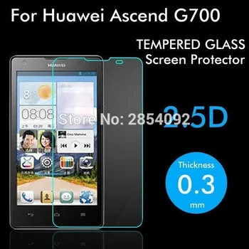  Pre Huawei Ascend G700 Tvrdeného Skla O 9H Ochranný Film Predné Stráže Šetrič Obrazovky Chránič pre Huawei G700 Ochrany