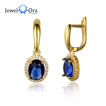  Modrá Cubic Zirconia Drop Náušnice Fashion Party Šperky, Náušnice Pre Ženy, Najlepší Darček Pre Ňu (Jewelora EA103136)
