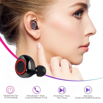  Y50 TWS Slúchadlá Bluetooth Bluetooth Slúchadlá Stereo Slúchadlá 5.0 Bezdrôtové Slúchadlá S Mikrofónom Pre Všetky Inteligentné Telefóny