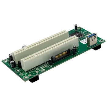  PCI Express Dual PCI Karty Adaptéra PCIe X1, aby Smerovač Ťažné 2 PCI Slotu Stúpačky Karty 2.5 Gbps Podpora Okno Linux