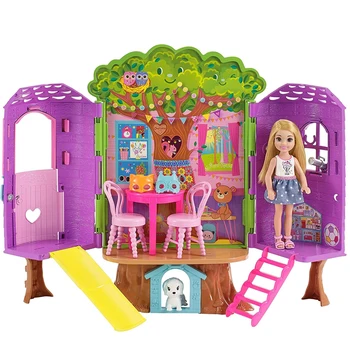  Originálne Bábiky Barbie Princezná Kelly Tree House Hračky Pre Dievčatá Príbeh Domu Dievča Narodeniny, Pre Deti, Darčeky, Hračky, Móda bonecas