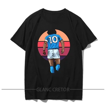  Letné Oblečenie Tričko Diego Maradona Božiu Ruku, Argentína Futbalista Napoli Top T-Shirt