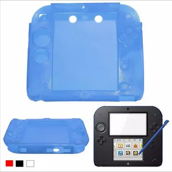 Mäkké Silikónové Gél Ochranné Puzdro +Ultra Clear Screen Protector Film Kryt Pre Nintendo 2DS Herné Konzoly Ochranu Pokožky Shell