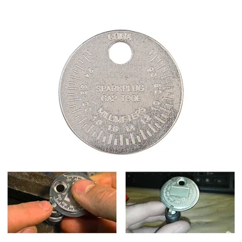  Zapaľovacích iskier plug Medzera Rozchod nástroj Kaliber Merací Nástroj 0.6-2.4 mm Rozsah Spark Plug Gage Medzera Nástroj Čidiel