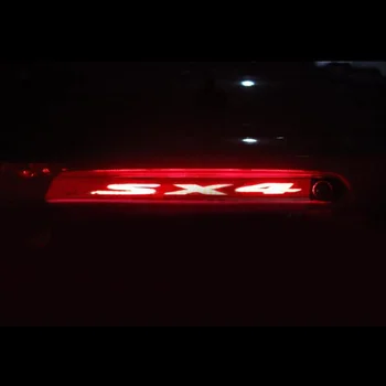  Prídavné Brzdové Svetlo Nálepky Styling Uhlíkových Vlákien Brzdové svetlo Nálepky Auto Dekoratívny Kryt Pre Suzuki SX4 S. kríž